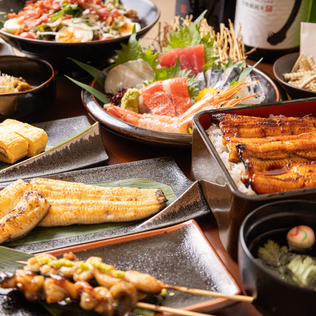 ★プレミアムコース★【歓送迎会/接待】3時間飲み放題付き！<全10品>極上の国産うなぎ堪能コース写真